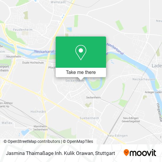 Карта Jasmina Thaimaßage Inh. Kulik Orawan