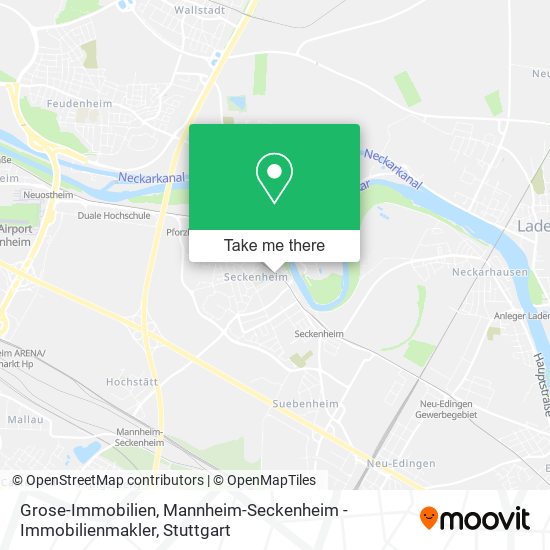 Grose-Immobilien, Mannheim-Seckenheim - Immobilienmakler map