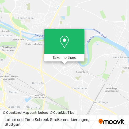 Карта Lothar und Timo Schreck Straßenmarkierungen