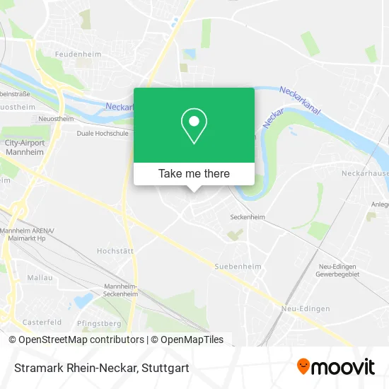 Карта Stramark Rhein-Neckar