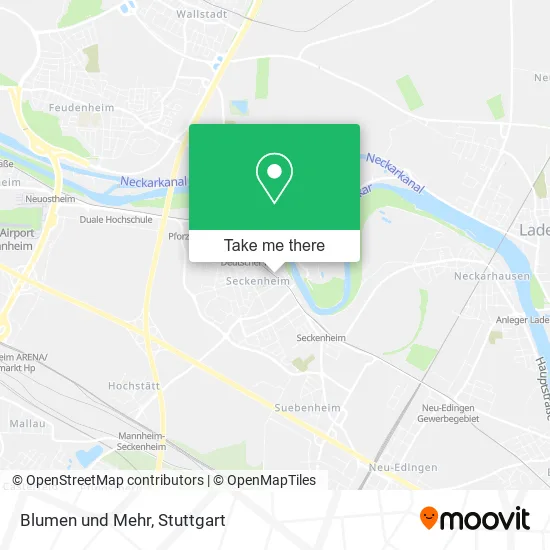 Карта Blumen und Mehr
