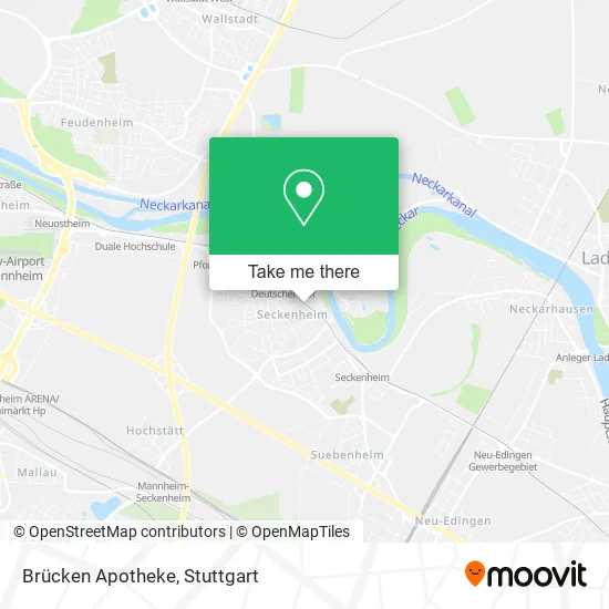 Карта Brücken Apotheke