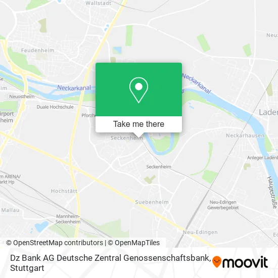 Карта Dz Bank AG Deutsche Zentral Genossenschaftsbank