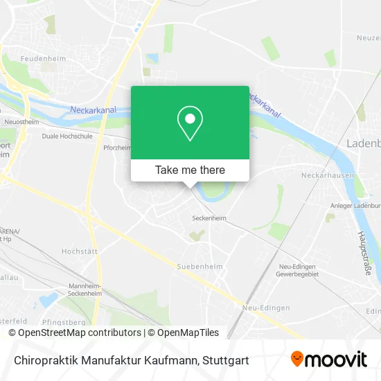 Карта Chiropraktik Manufaktur Kaufmann