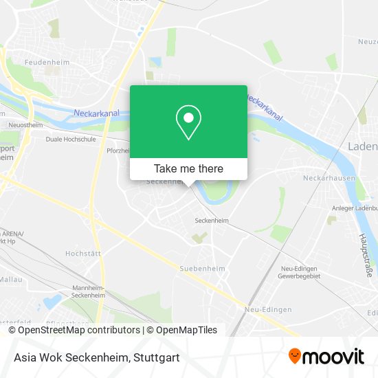 Карта Asia Wok Seckenheim