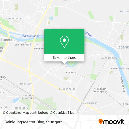 Карта Reinigungscenter Ding
