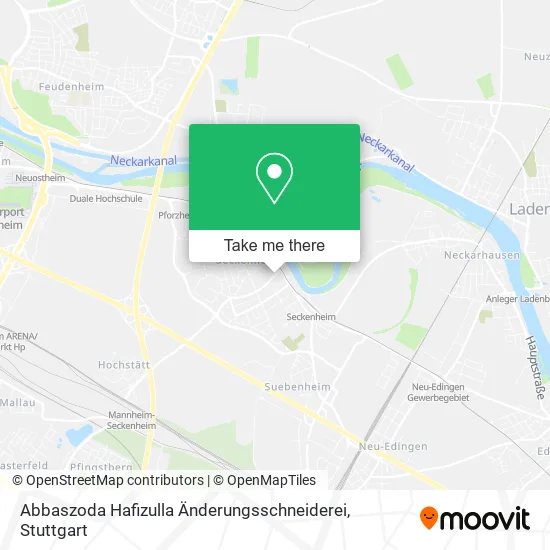 Карта Abbaszoda Hafizulla Änderungsschneiderei