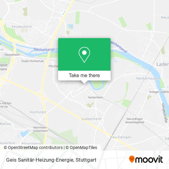 Карта Geis Sanitär-Heizung-Energie