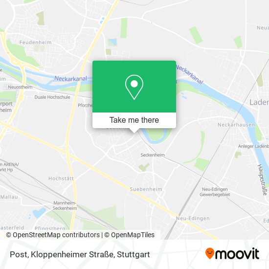 Post, Kloppenheimer Straße map