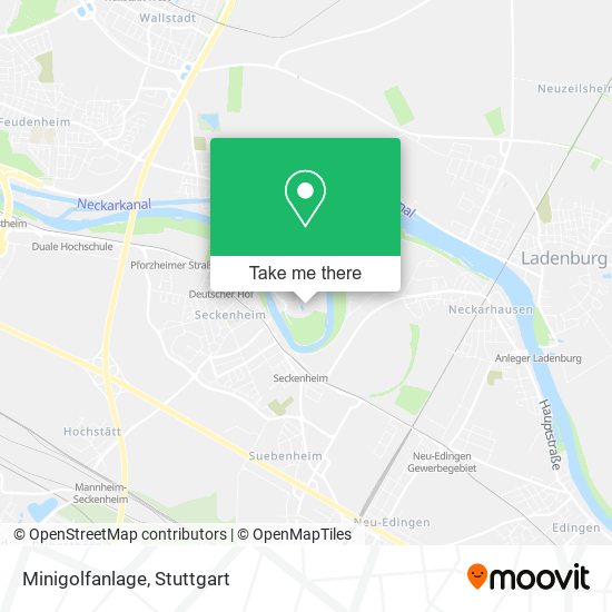 Карта Minigolfanlage