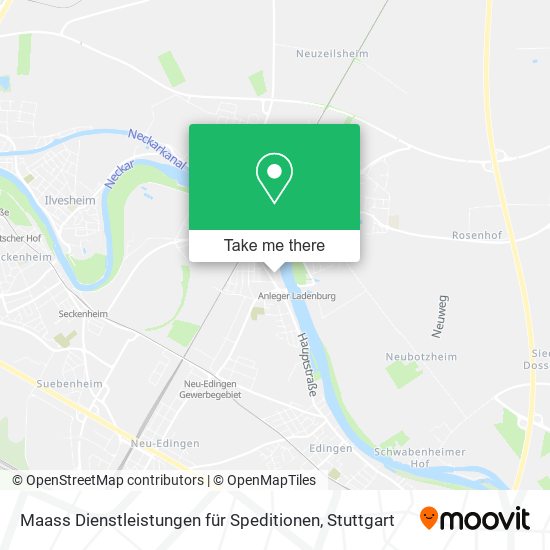 Карта Maass Dienstleistungen für Speditionen