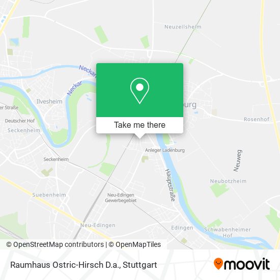 Raumhaus Ostric-Hirsch D.a. map