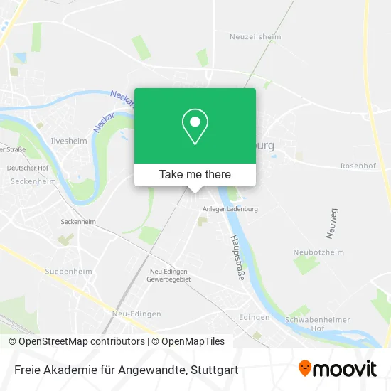 Карта Freie Akademie für Angewandte