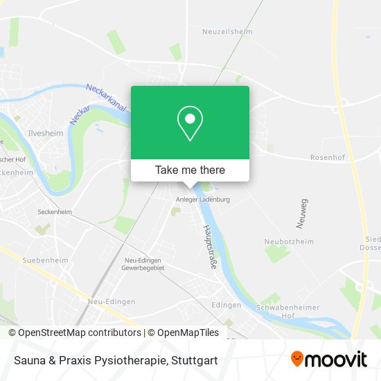 Sauna & Praxis Pysiotherapie map