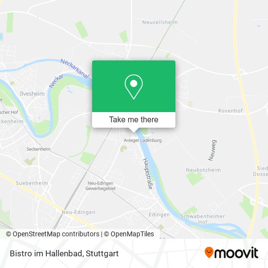 Карта Bistro im Hallenbad