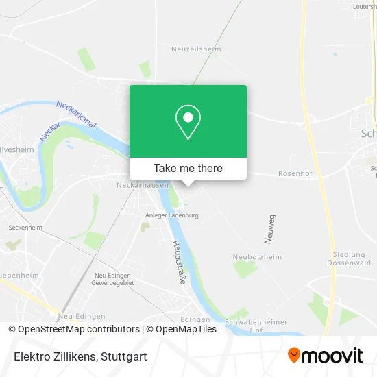 Карта Elektro Zillikens