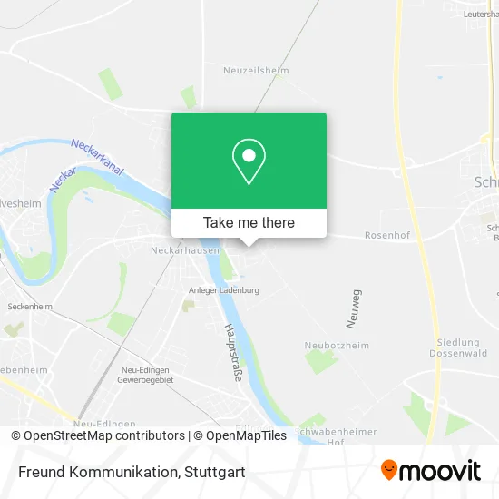 Карта Freund Kommunikation