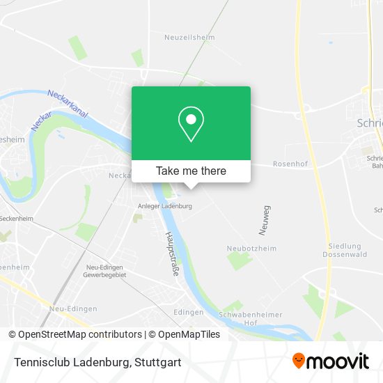 Tennisclub Ladenburg map