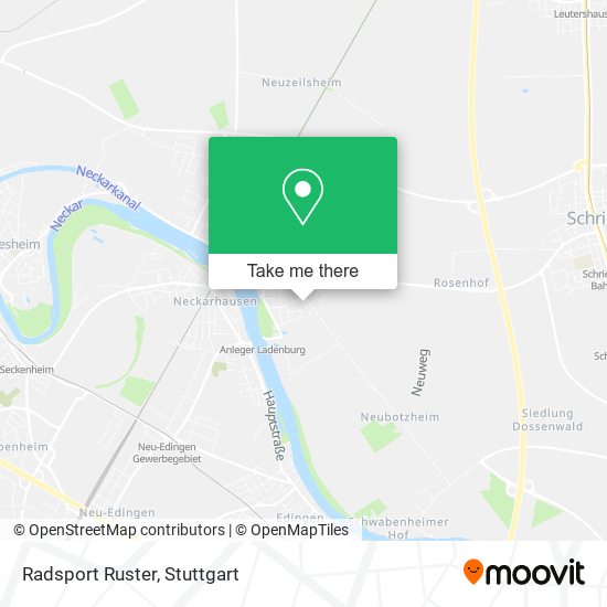 Карта Radsport Ruster