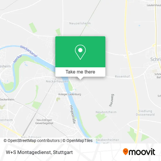Карта W+S Montagedienst