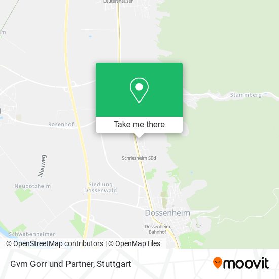 Gvm Gorr und Partner map