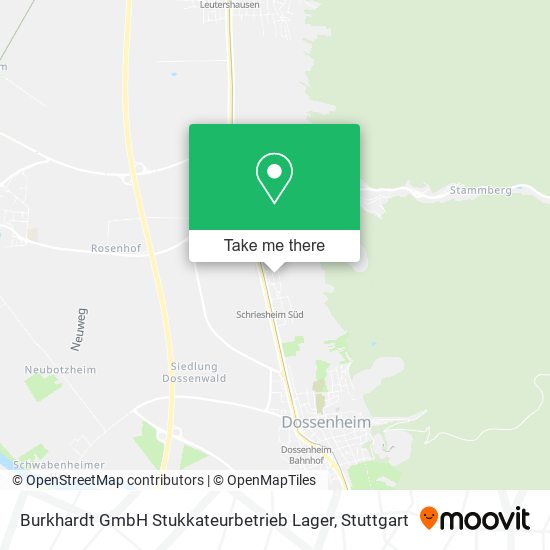 Burkhardt GmbH Stukkateurbetrieb Lager map