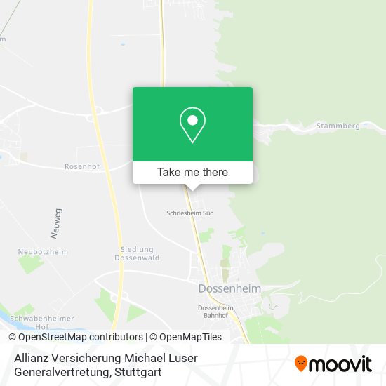 Allianz Versicherung Michael Luser Generalvertretung map