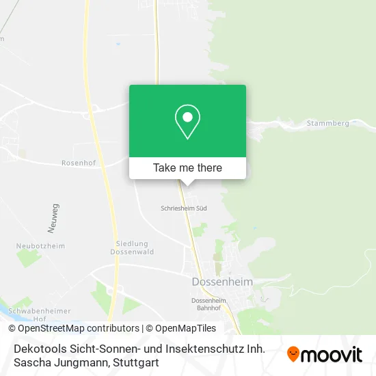 Карта Dekotools Sicht-Sonnen- und Insektenschutz Inh. Sascha Jungmann