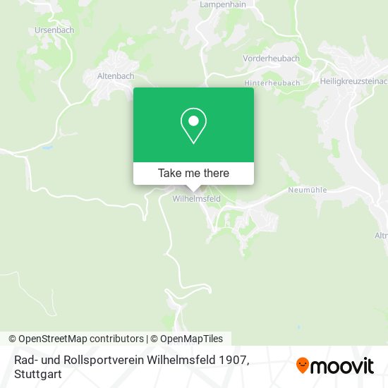 Rad- und Rollsportverein Wilhelmsfeld 1907 map