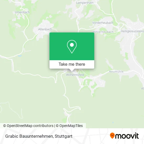Карта Grabic Bauunternehmen