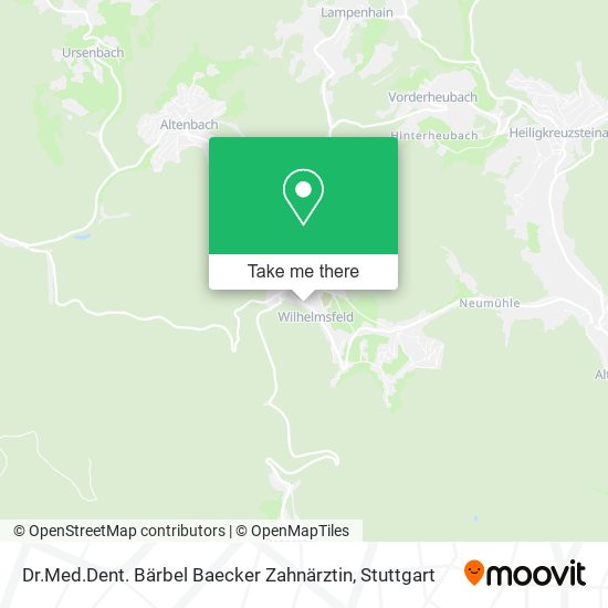 Dr.Med.Dent. Bärbel Baecker Zahnärztin map