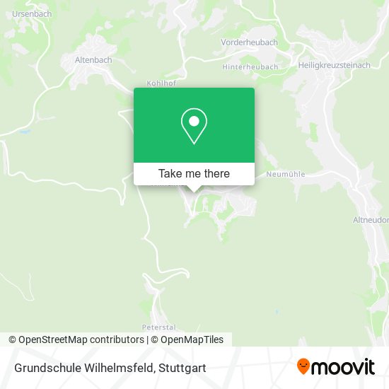 Grundschule Wilhelmsfeld map