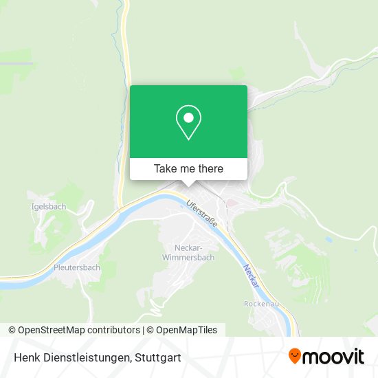Henk Dienstleistungen map