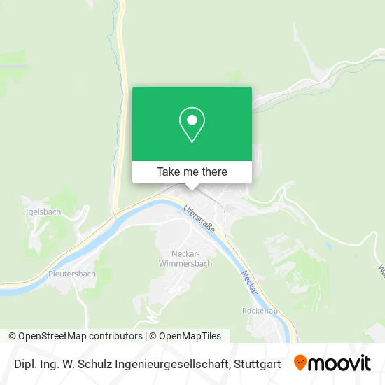 Карта Dipl. Ing. W. Schulz Ingenieurgesellschaft