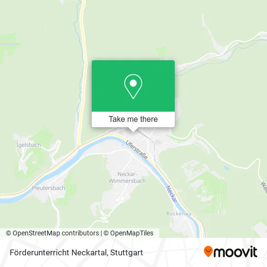 Карта Förderunterricht Neckartal