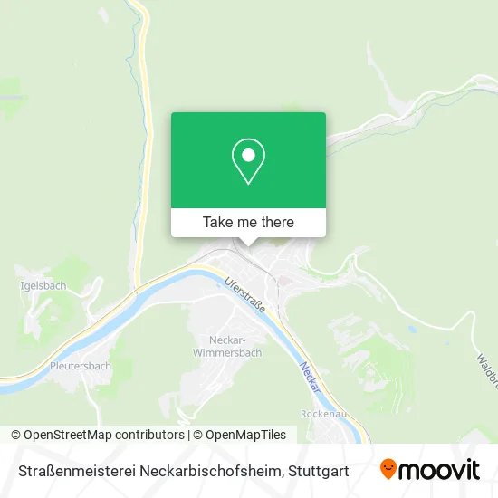 Карта Straßenmeisterei Neckarbischofsheim