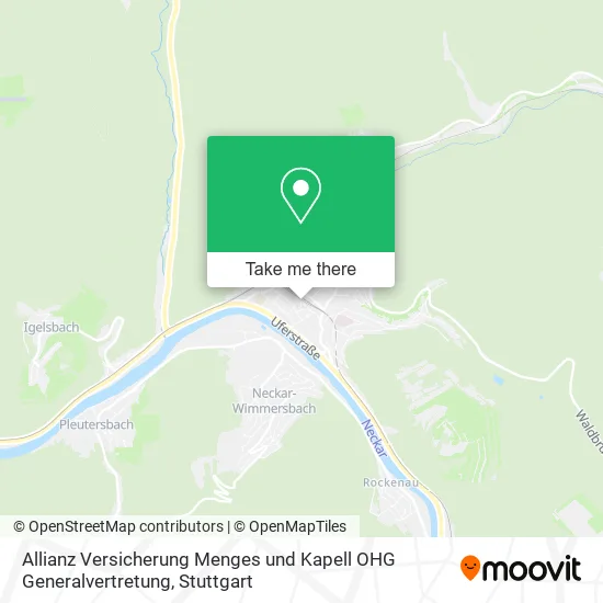 Карта Allianz Versicherung Menges und Kapell OHG Generalvertretung