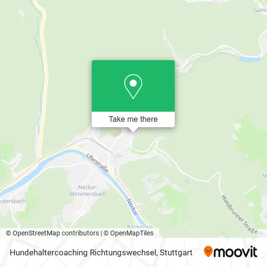 Карта Hundehaltercoaching Richtungswechsel