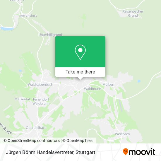 Карта Jürgen Böhm Handelsvertreter