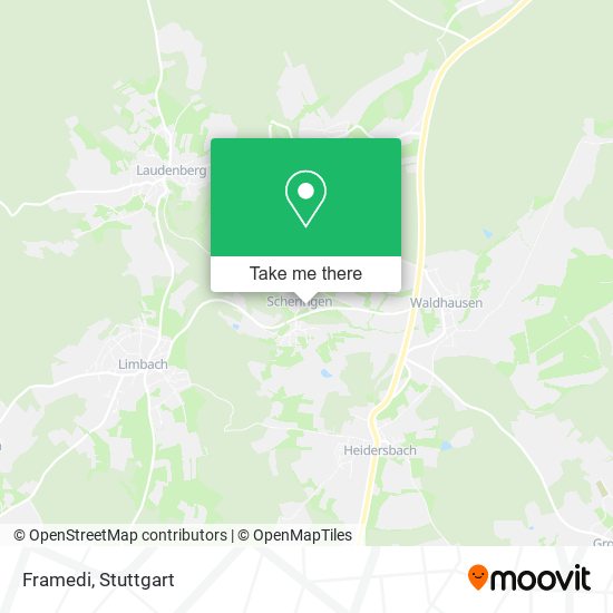 Framedi map