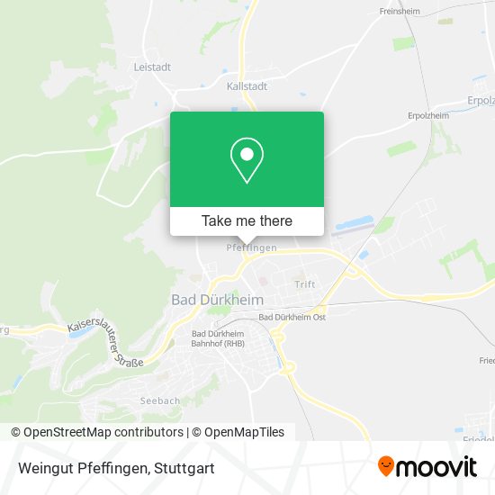 Карта Weingut Pfeffingen