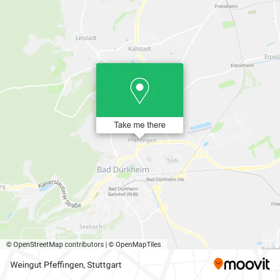 Карта Weingut Pfeffingen