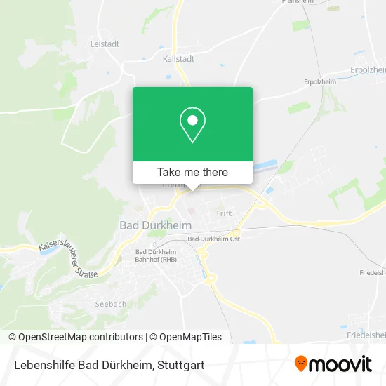 Карта Lebenshilfe Bad Dürkheim