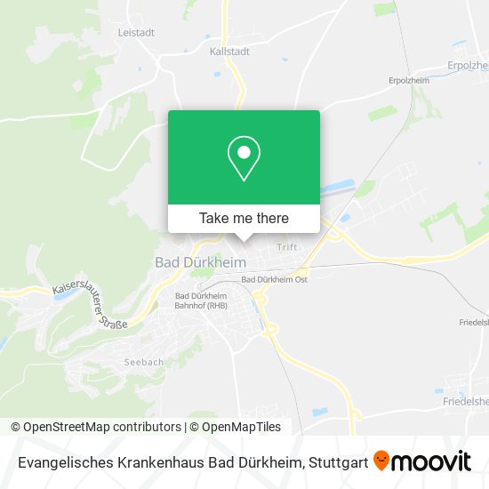 Evangelisches Krankenhaus Bad Dürkheim map
