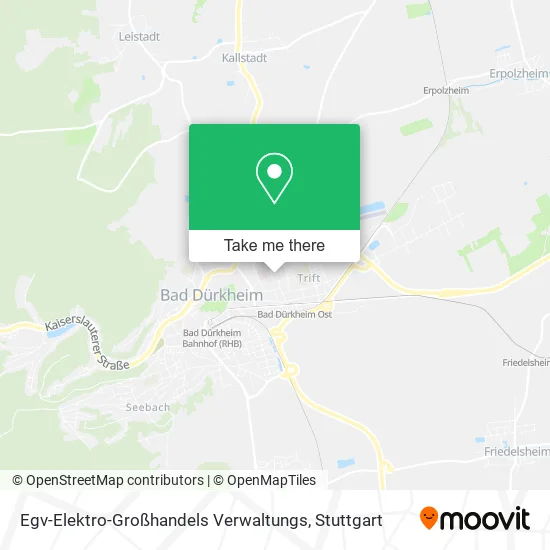 Карта Egv-Elektro-Großhandels Verwaltungs