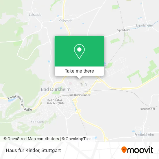 Карта Haus für Kinder