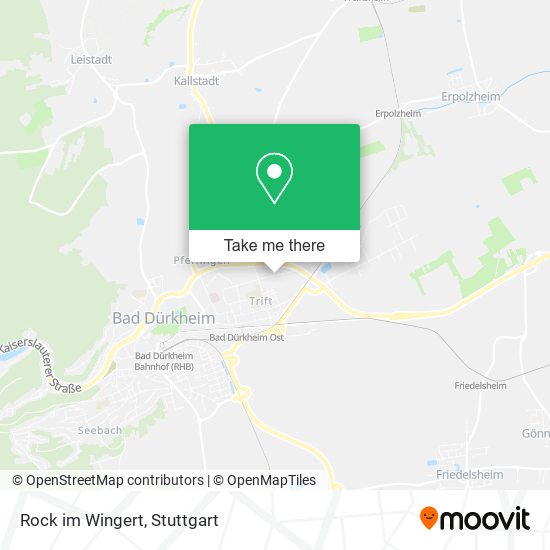 Карта Rock im Wingert