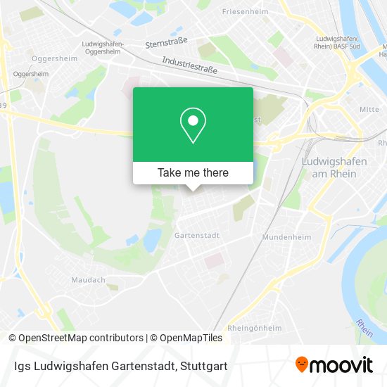 Карта Igs Ludwigshafen Gartenstadt