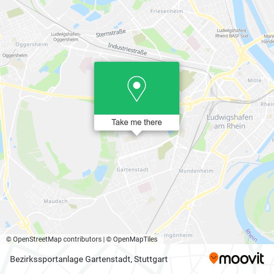 Bezirkssportanlage Gartenstadt map