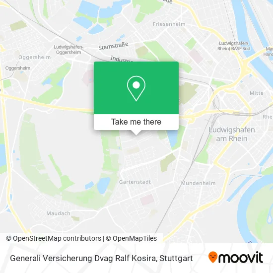 Карта Generali Versicherung Dvag Ralf Kosira
